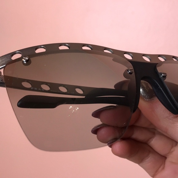 Prada silver aluminum sunglasses - Picture 4 of 8